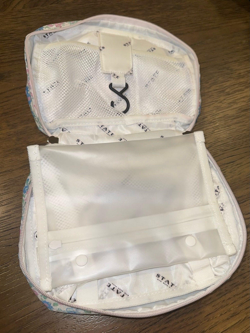 STATE Bags x LoveShackFancy Large Travel Pouch - Confetti Bloom Floral Print - Picture 8 of 10